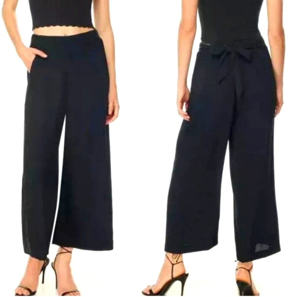 Aritzia Wilfred Faun Ankle Wide - Tie Black, Size S
